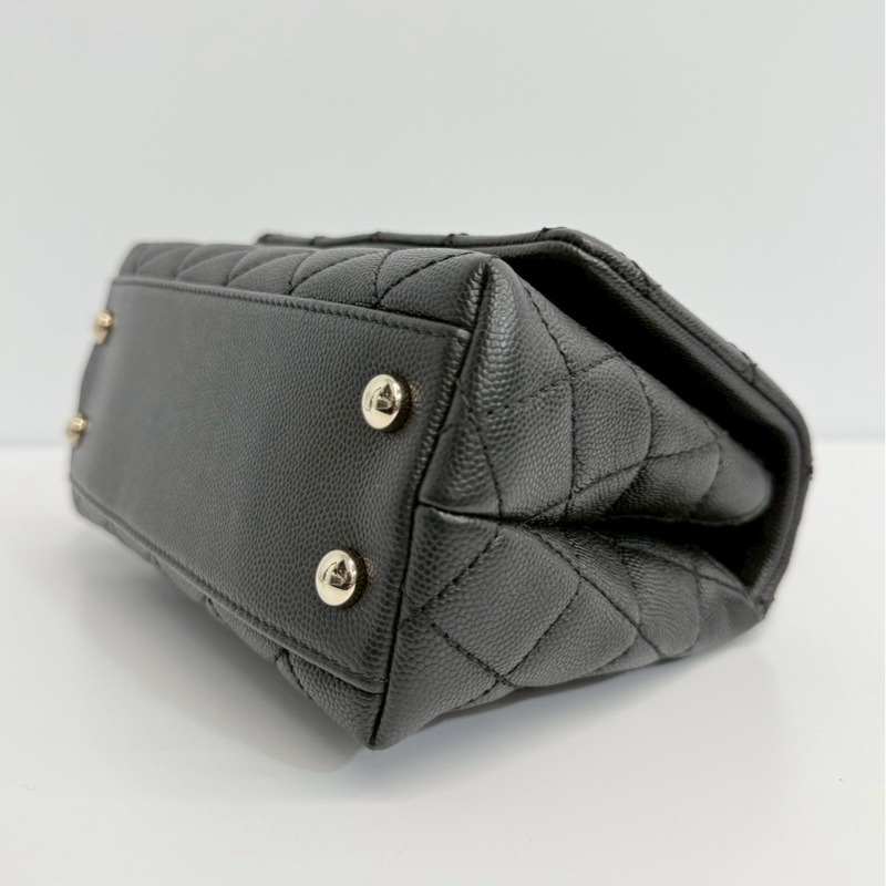 Chanel coco handle20 黑金-8