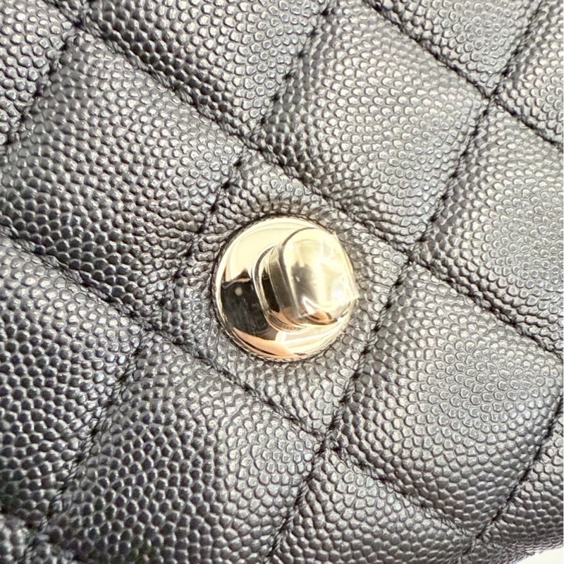 Chanel coco handle20 黑金-14