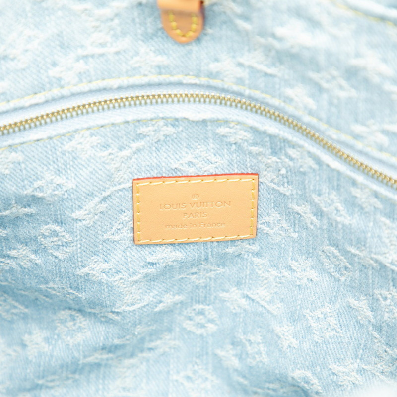 路易威登 Monogram Denim Let Go 手提/肩背包，兩用款，M24897，淺藍色牛仔布，女士款，路易威登-4