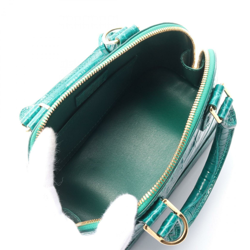 路易威登 Alma BB 手提包 N90902 異國風情皮革 綠色 二手 女士-2