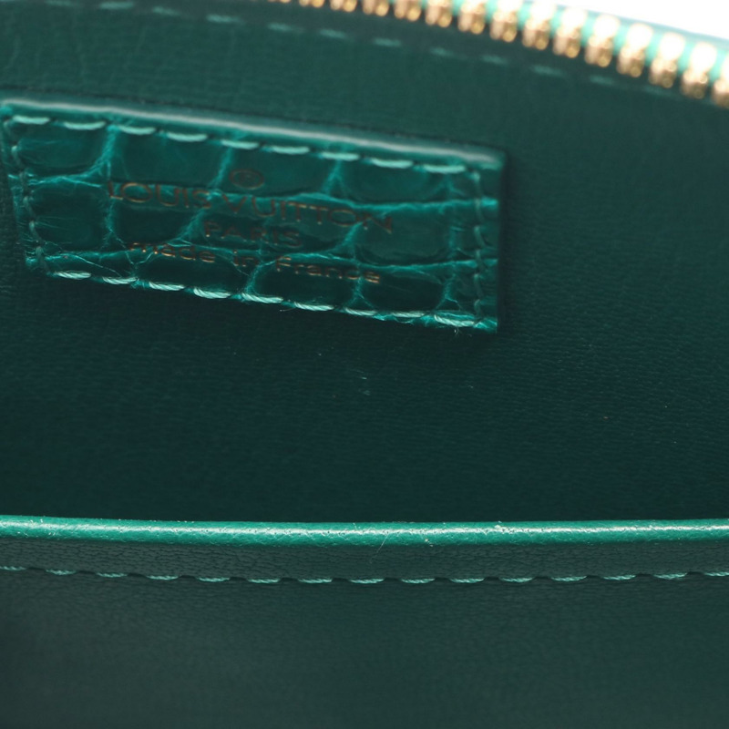 路易威登 Alma BB 手提包 N90902 異國風情皮革 綠色 二手 女士-8