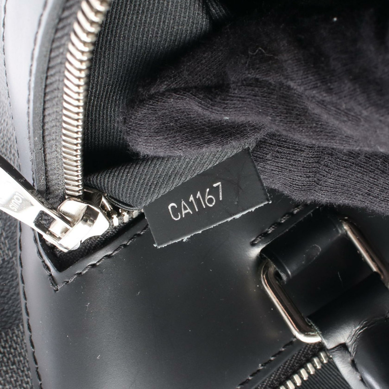 路易威登 PDJ NM 公事包 N48260 Damier 石墨色帆布海軍藍二手男士 LV-4