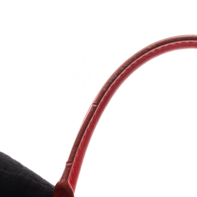 路易威登 Lockme 肩背手提包 M54570 皮革 紅色寶石色 二手斜挎包-8