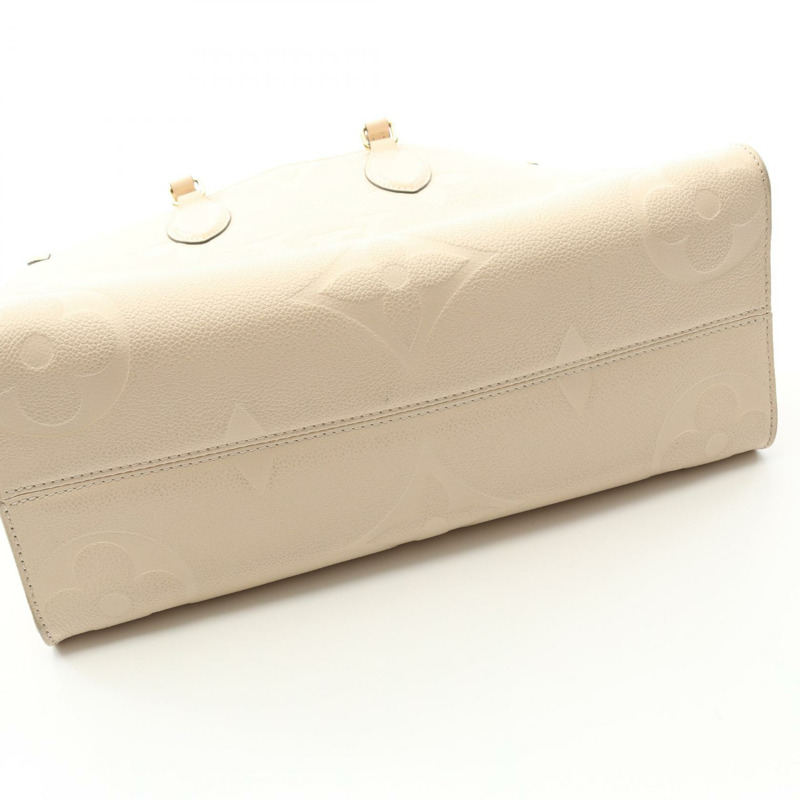 路易威登 On the Go MM 單肩手提包 M46531 Monogram 皮革 二手 米色-8