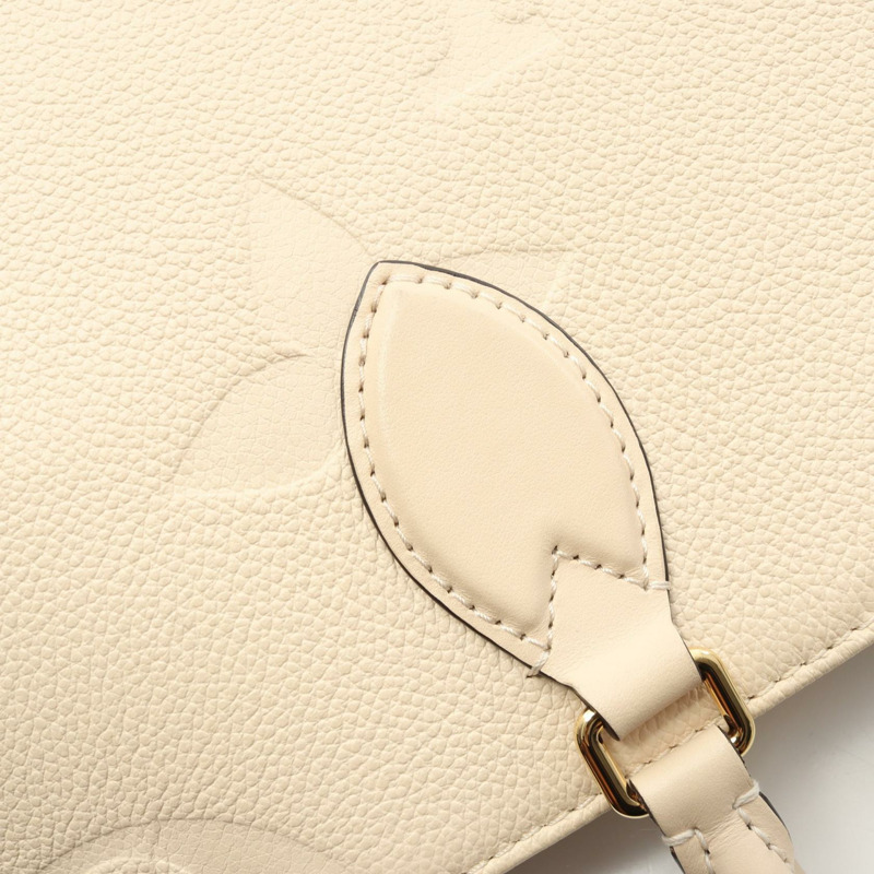路易威登 On the Go MM 單肩手提包 M46531 Monogram 皮革 二手 米色-9