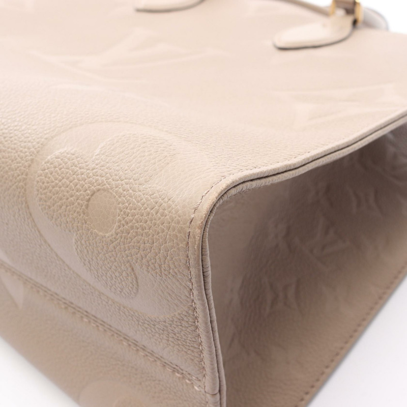 路易威登 On the Go MM 單肩手提包 M45607 Monogram empreinte 米色 LV-7