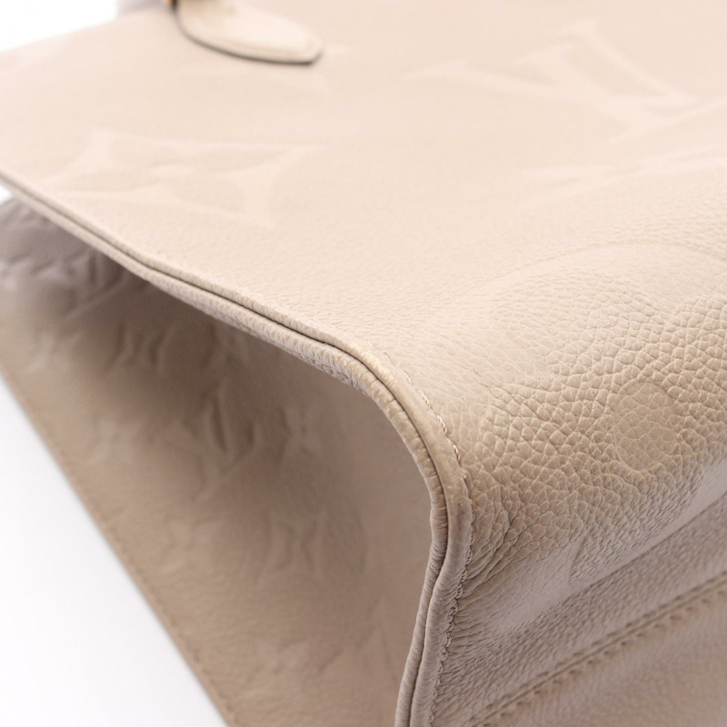 路易威登 On the Go MM 單肩手提包 M45607 Monogram empreinte 米色 LV-8