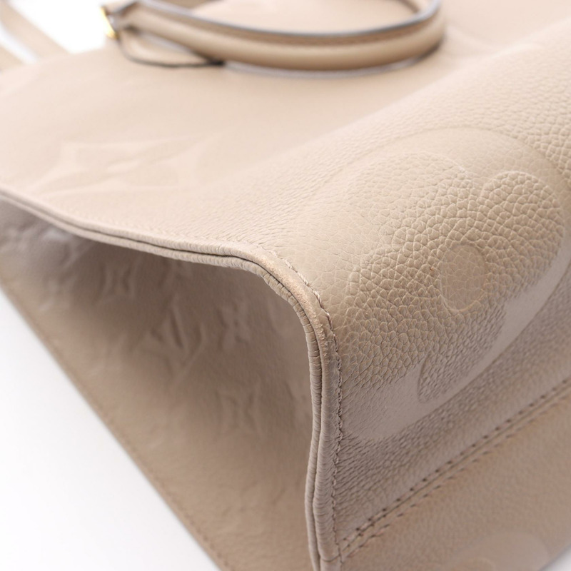 路易威登 On the Go MM 單肩手提包 M45607 Monogram empreinte 米色 LV-10