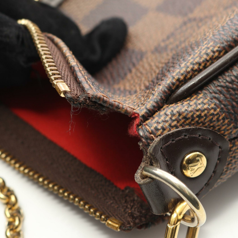 路易威登 Eva 鏈條斜背包 N55213 Damier Ebene 二手 LV-6