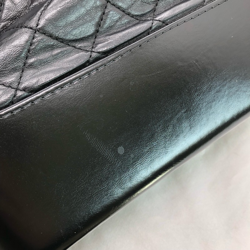 二手 Chanel 香奈兒流浪包中號黑色鏈條包，鐳射 25 開，沒有配件，有划痕磨損，具體看細節圖-12