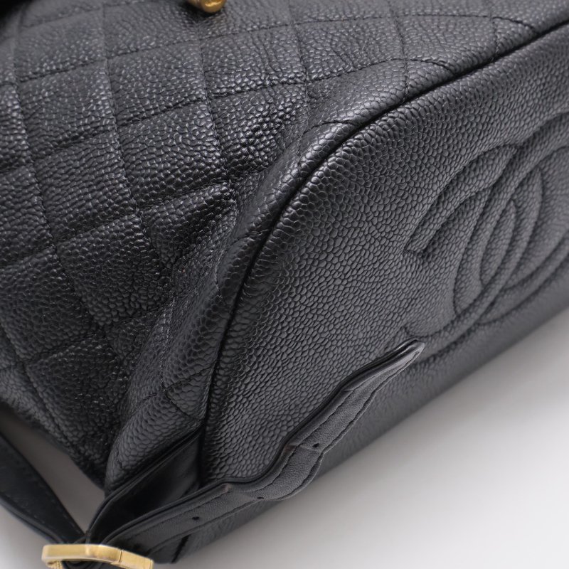 CHANEL Vanity case雙肩後背包 - 黑金26開-3