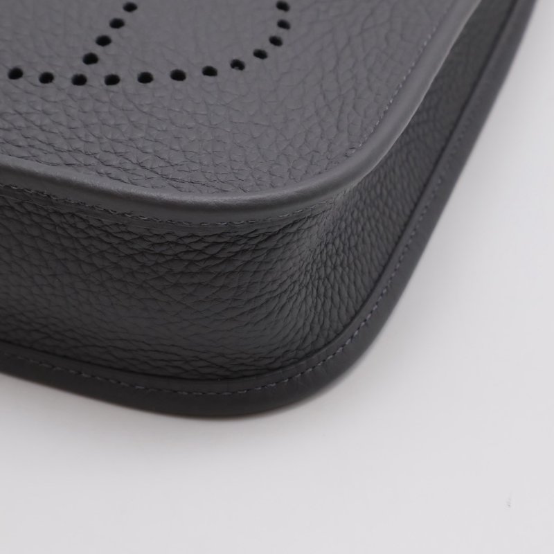 HERMES Mini evelyne - 石板灰銀 W-4