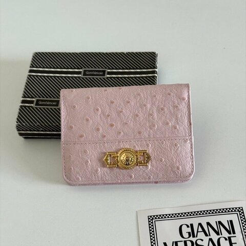 𝐯𝐞𝐫𝐬𝐚𝐜𝐞粉金鴕鳥皮相片簿/卡夾