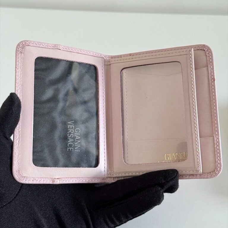 𝐯𝐞𝐫𝐬𝐚𝐜𝐞粉金鴕鳥皮相片簿/卡夾-9