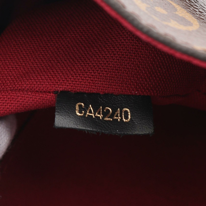 路易威登 Montsouris NM BB 雙肩包 M45516 Monogram 棕色黑色二手女款-4