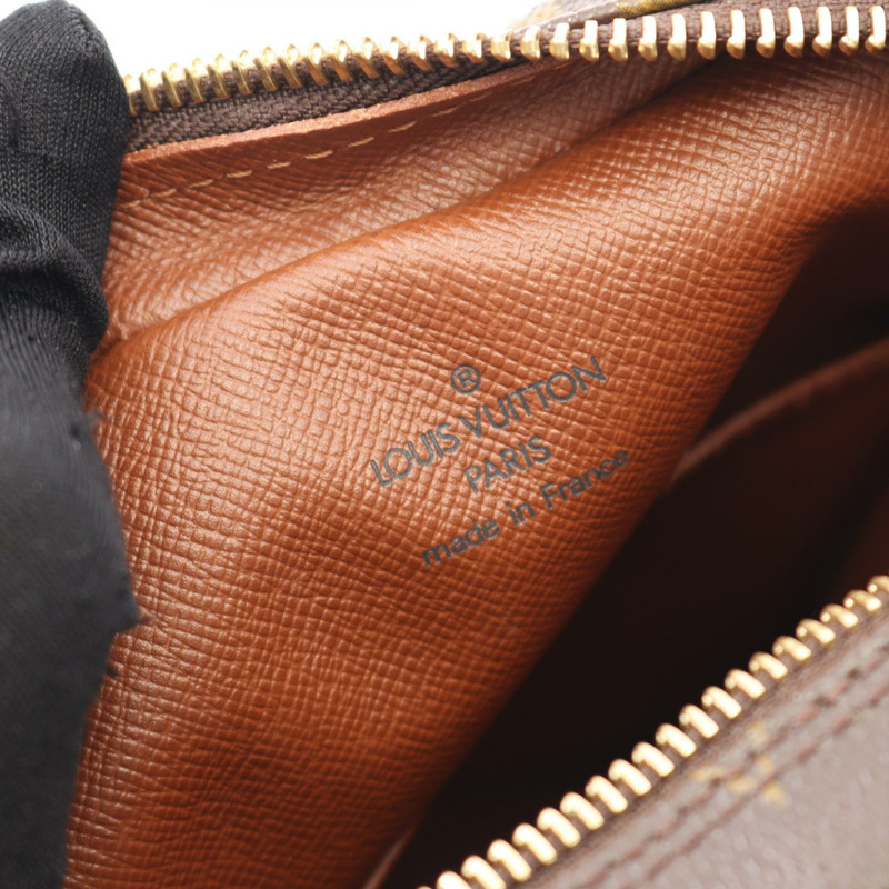 路易威登 Amazon 肩斜背包 M45236 Monogram 皮革 棕色 二手-3