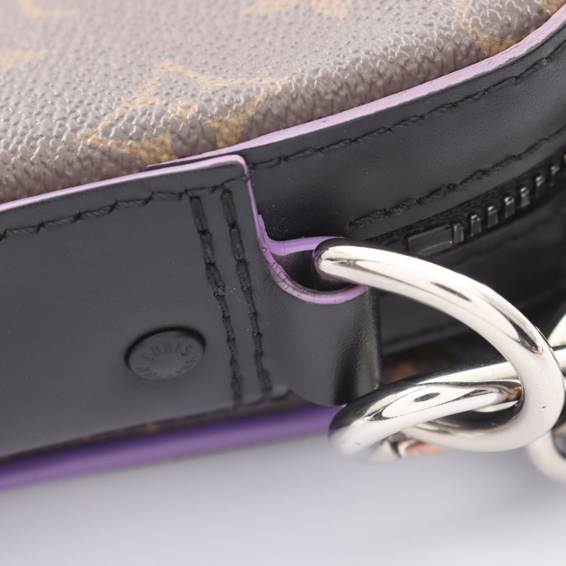 路易威登 Trio 斜背包 M46266 Monogram 帆布棕色馬卡薩皮革-6