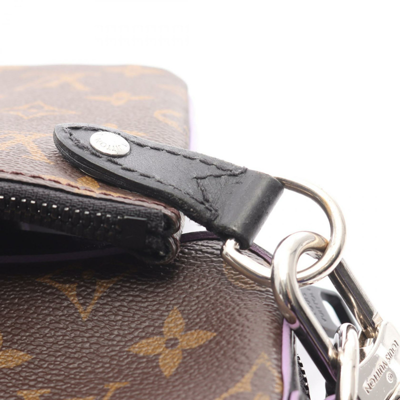 路易威登 Trio 斜背包 M46266 Monogram 帆布棕色馬卡薩皮革-12