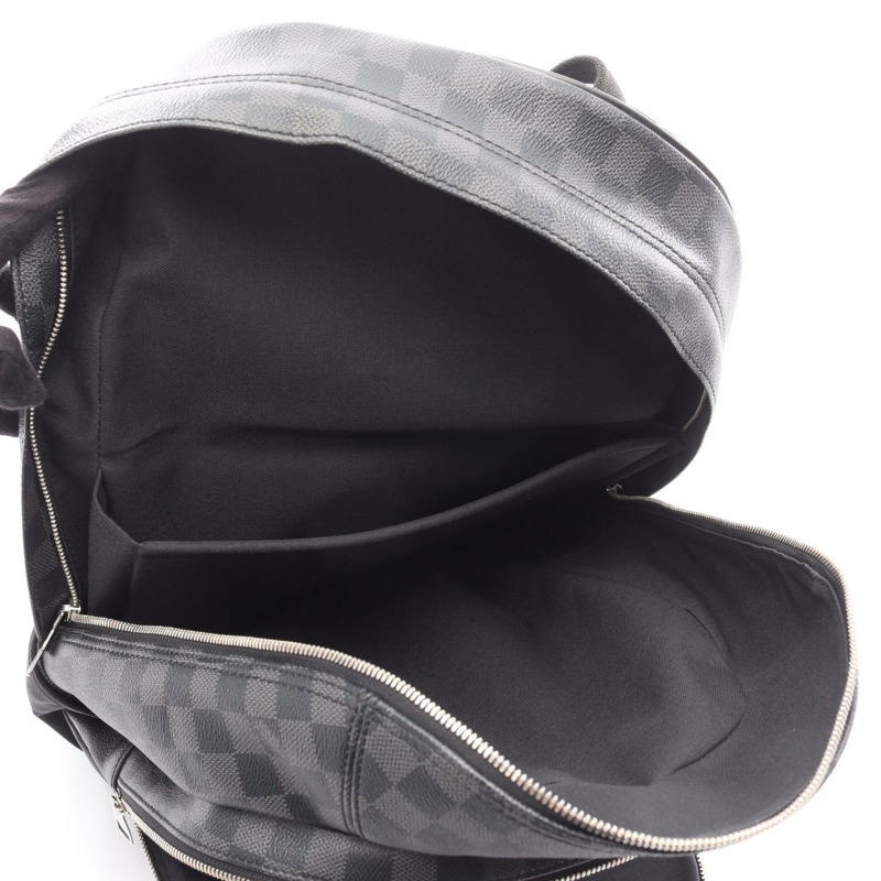 路易威登 Michael 雙肩包 N58024 Damier Graphite 帆布黑色二手 LV-2