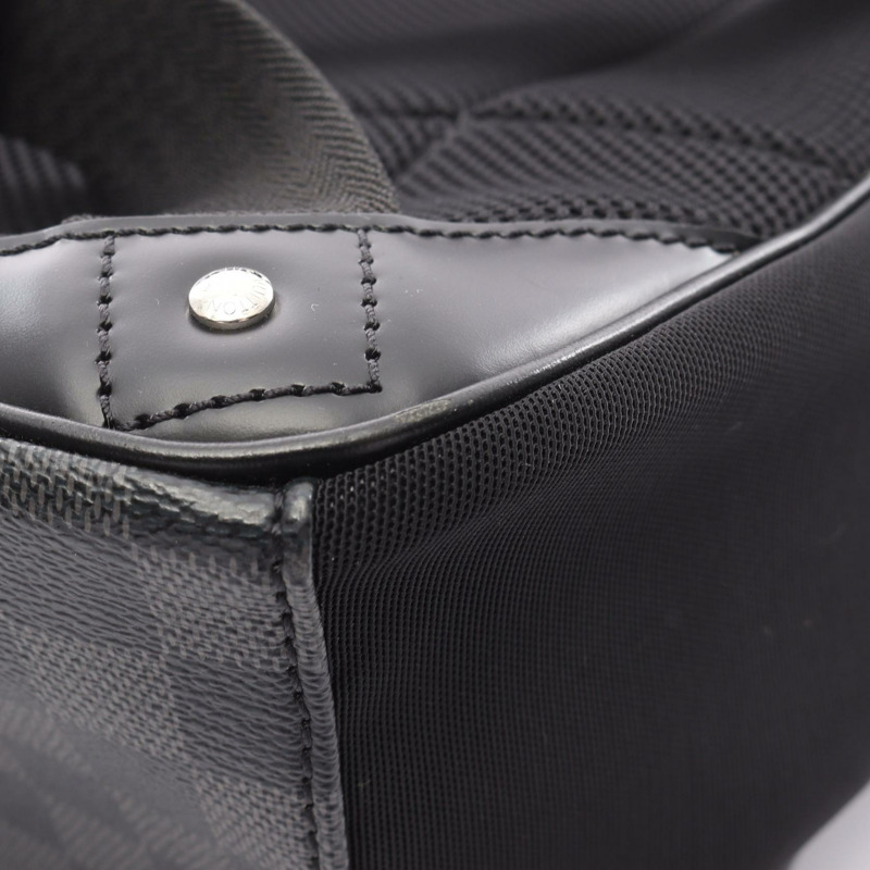 路易威登 Michael 雙肩包 N58024 Damier Graphite 帆布黑色二手 LV-8