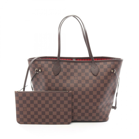 路易威登 Neverfull MM 手提單肩包 N41358 Damier Ebene Cerise 二手