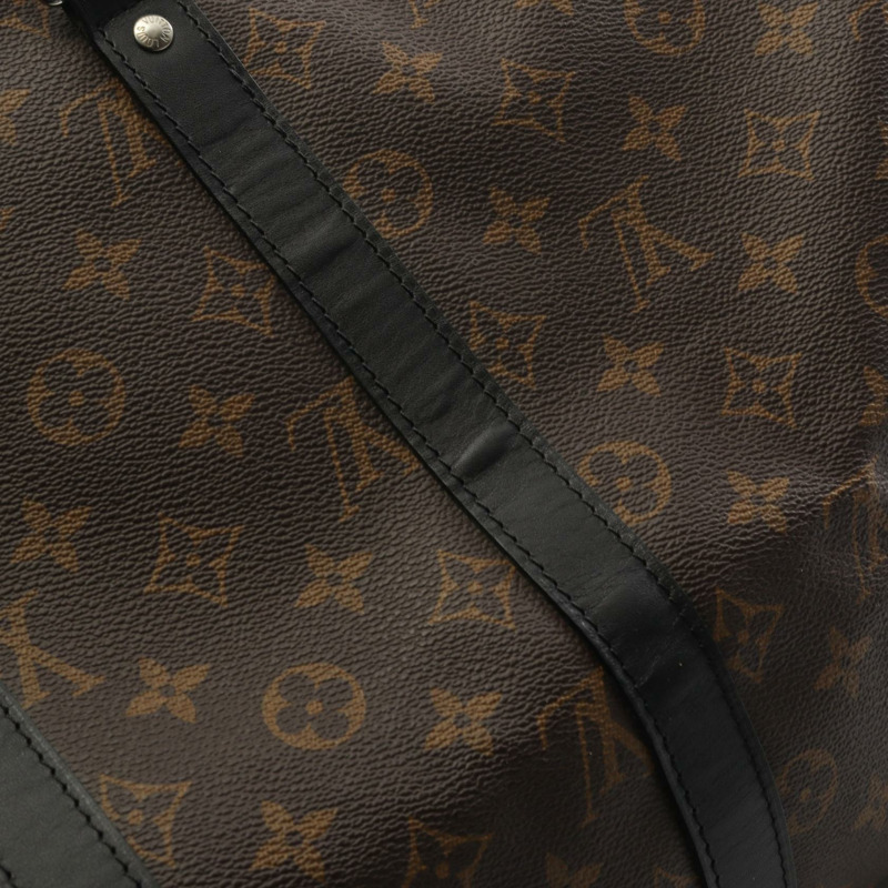 路易威登 Keepall Bandouliere45 旅行手提包 M56711 Monogram Macassar LV-9