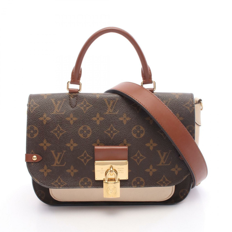 路易威登 Vaugirard PM 單肩手提包 M44353 Monogram Creme 二手女士 LV-0