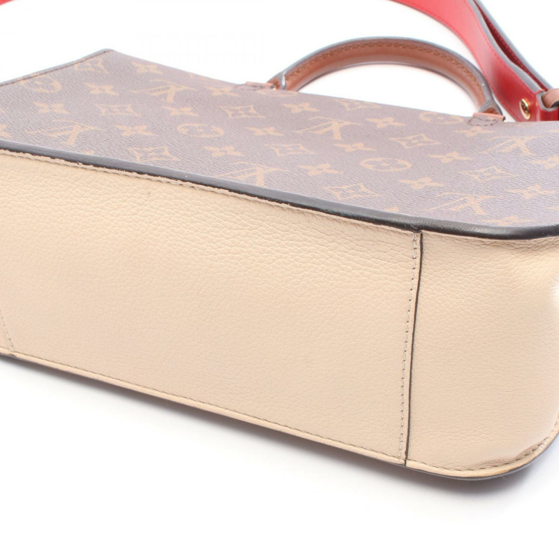路易威登 Vaugirard PM 單肩手提包 M44353 Monogram Creme 二手女士 LV-12