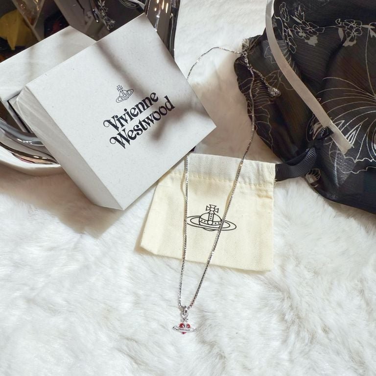 Vivienne Westwood nano heart necklace-3