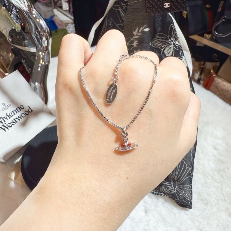 Vivienne Westwood nano heart necklace-4