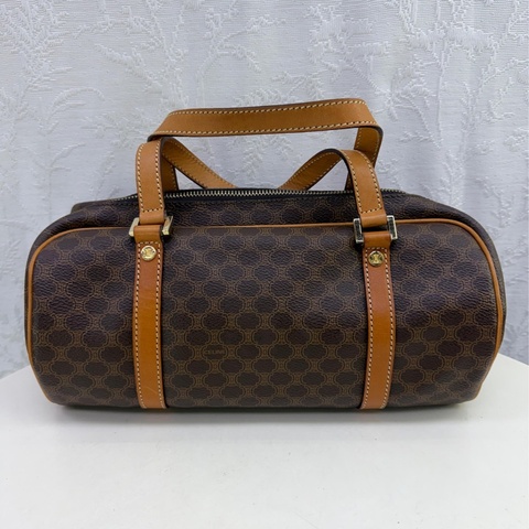 CELINE 塗層帆布Hand Bag金扣手挽袋