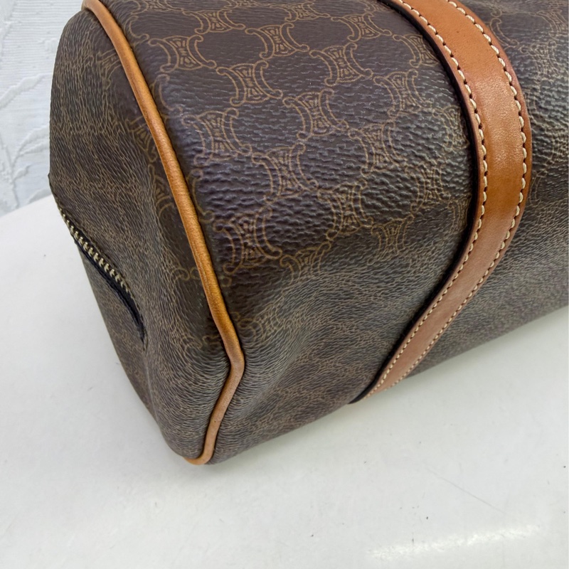 CELINE 塗層帆布Hand Bag金扣手挽袋-1