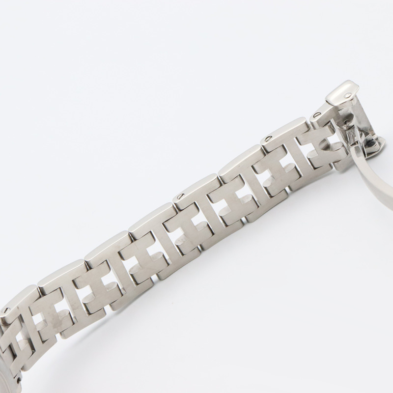 愛馬仕 Clipper 系列腕錶，不鏽鋼材質，女士款，粉紅色，CL4.210-15