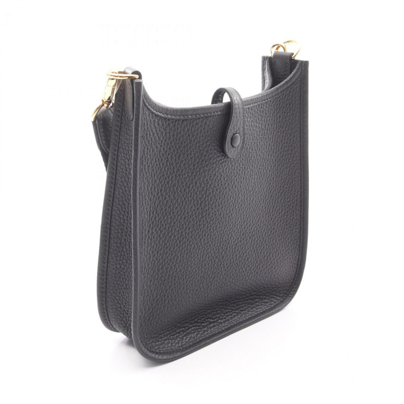 愛馬仕 Evelyn Amazon TPM Togo 單肩包，女士，黑色-1