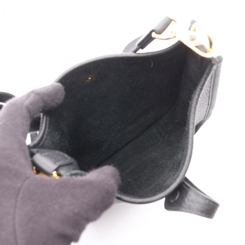 愛馬仕 Evelyn Amazon TPM Togo 單肩包，女士，黑色-2