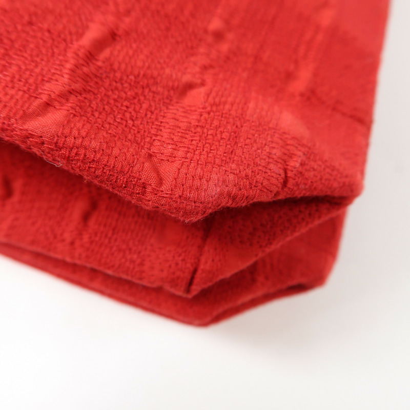 紅色 帆布 Amedaba 肩背包 銀扣【HERMES 愛馬仕】-5