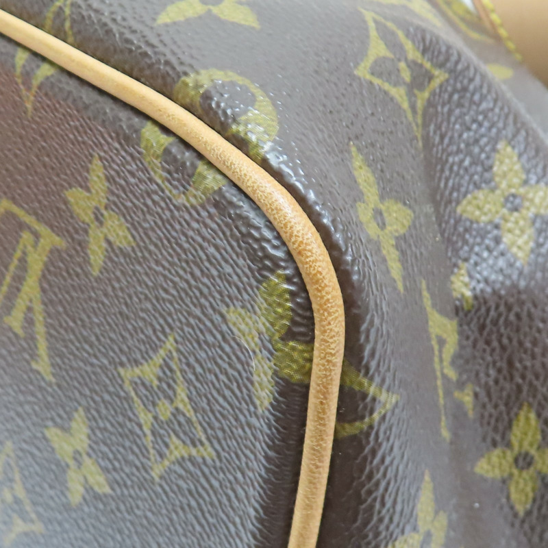 棕色 原花 帆布 PALERMO PM 兩用包【LOUIS VUITTON LV 路易威登】 M40145-12