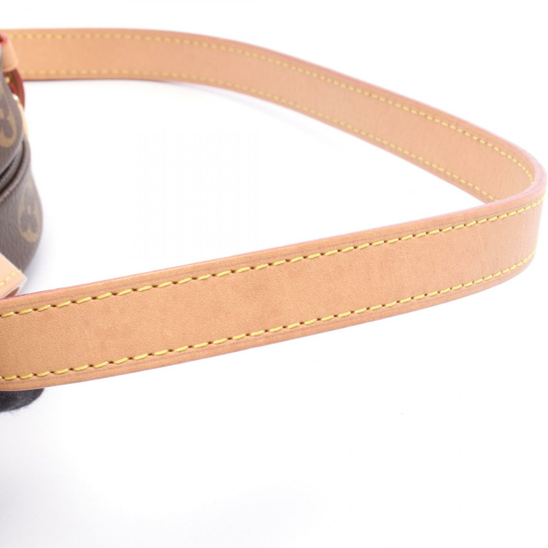 路易威登 Saumur BB 斜背包 M46740 Monogram 棕色 二手女士-6