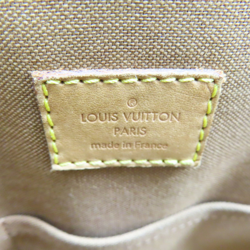 棕色 原花帆布 Tivoli GM 肩背包【LOUIS VUITTON LV 路易威登】 M40144-6