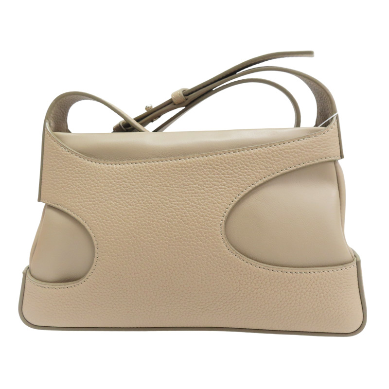 粉膚色 牛皮 肩背包【Salvatore Ferragamo 菲拉格慕】-1