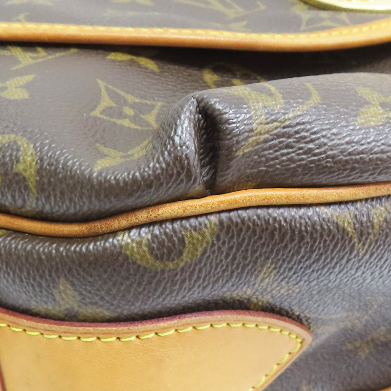 棕色 原花帆布 Tulum GM 肩背包【LOUIS VUITTON LV 路易威登】 M40075-8