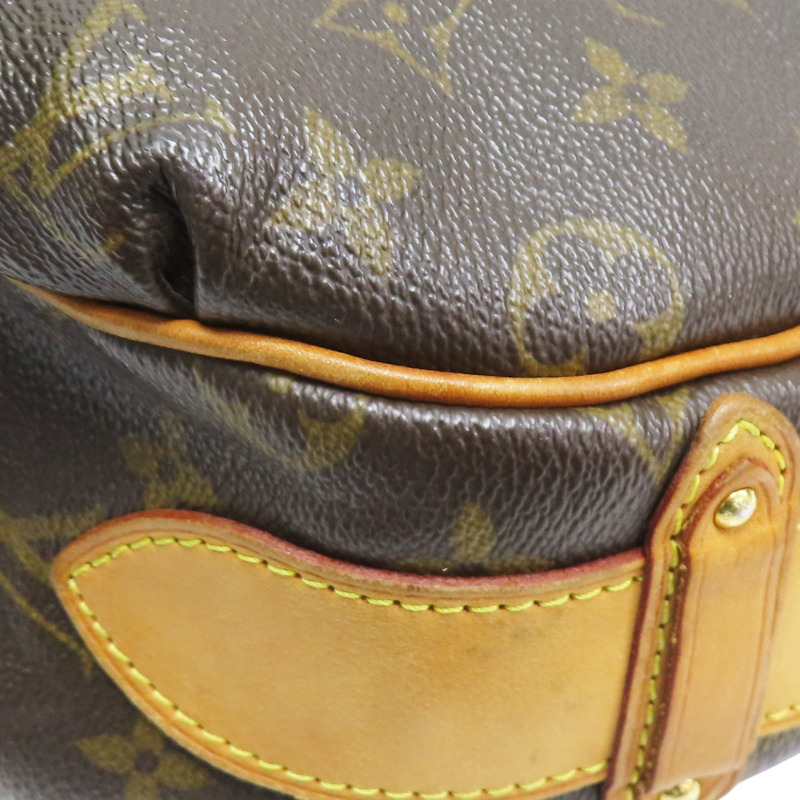 棕色 原花帆布 Tulum GM 肩背包【LOUIS VUITTON LV 路易威登】 M40075-11