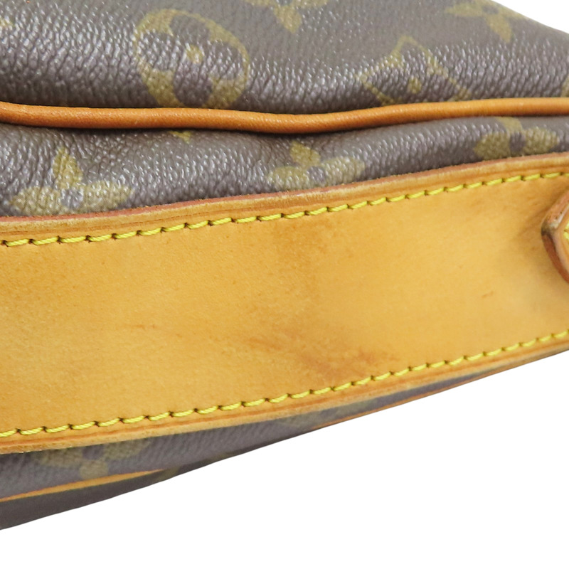 棕色 原花帆布 Tulum GM 肩背包【LOUIS VUITTON LV 路易威登】 M40075-12