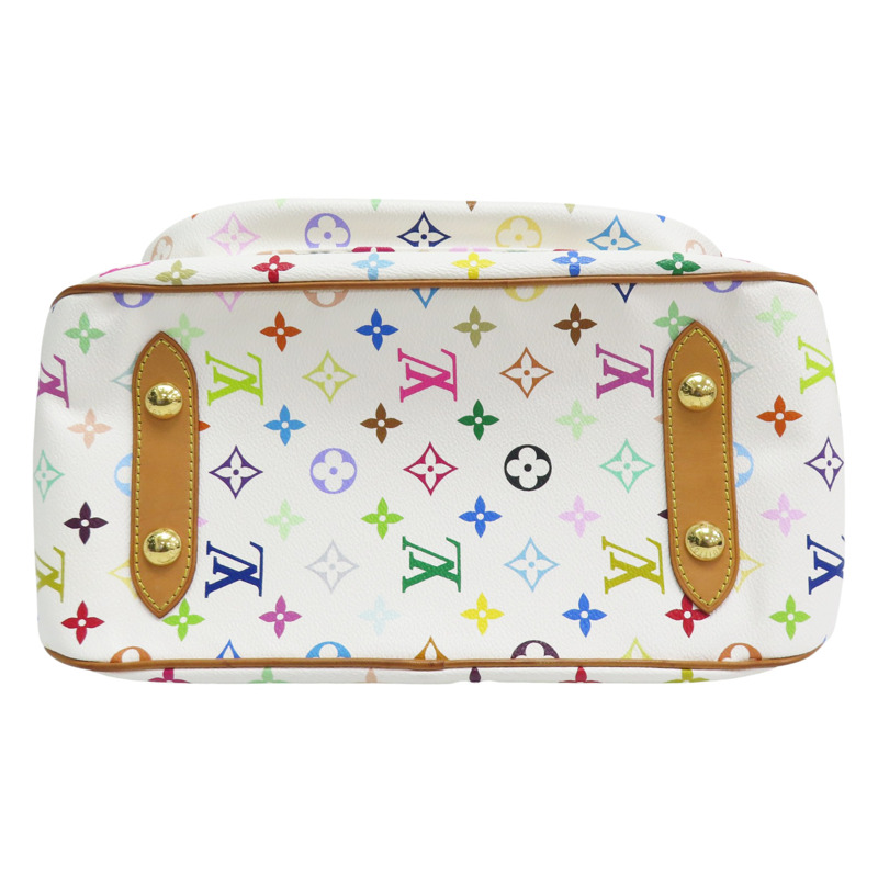 白彩 原花 帆布 兩用包【LOUIS VUITTON LV 路易威登】 M40125-3