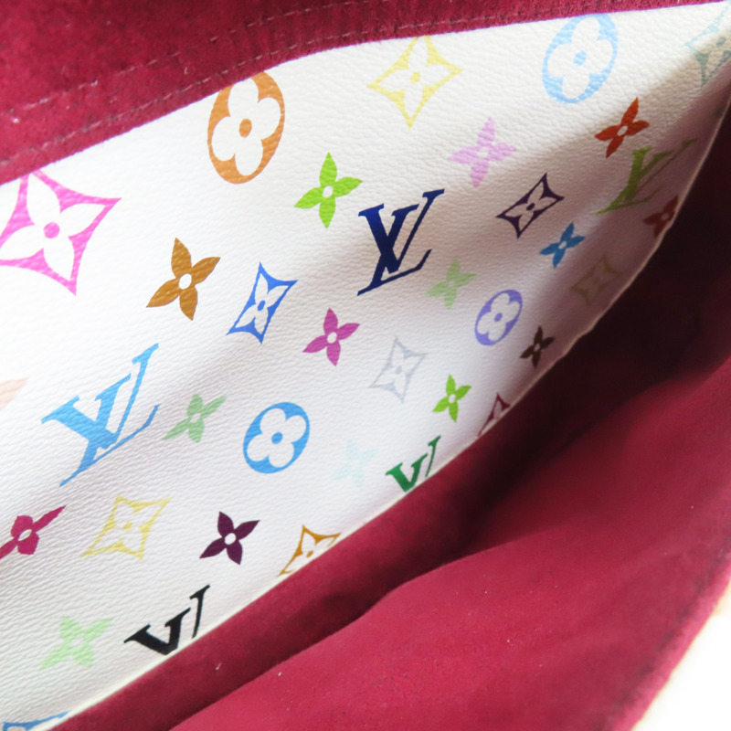 白彩 原花 帆布 兩用包【LOUIS VUITTON LV 路易威登】 M40125-5