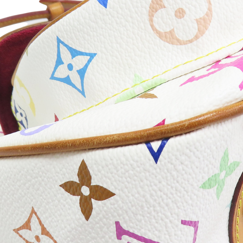 白彩 原花 帆布 兩用包【LOUIS VUITTON LV 路易威登】 M40125-9