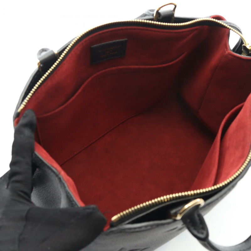 路易威登 Petit Palais PM 斜背包手提包 M58916 Monogram Empreinte 黑色-2