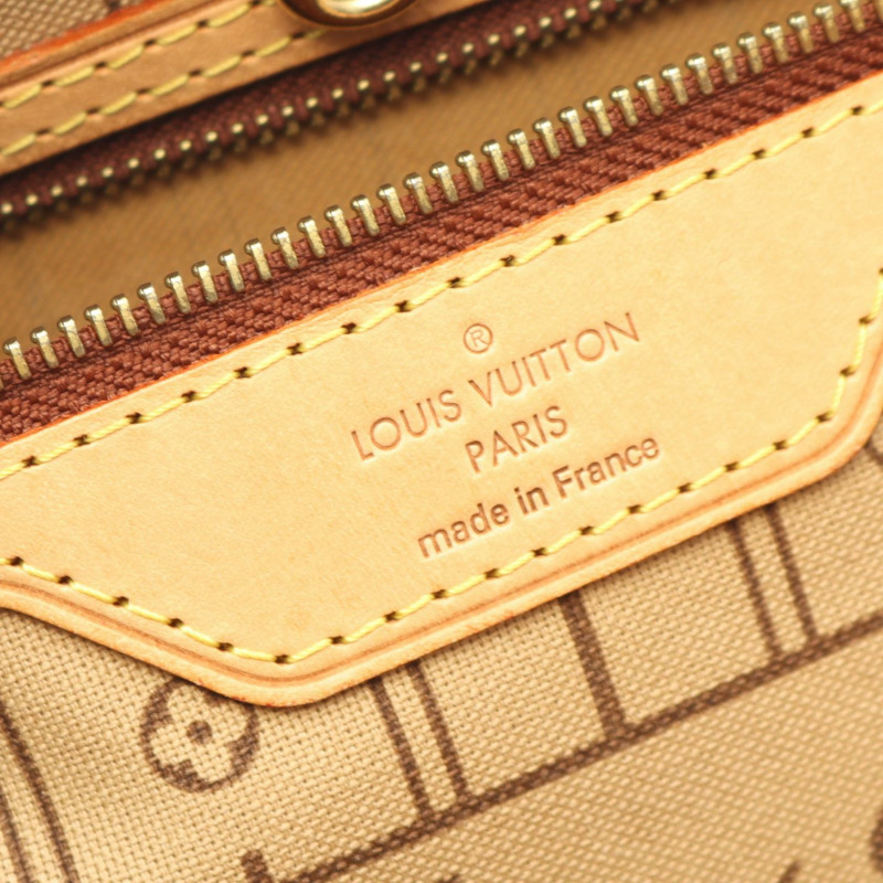 路易威登 Neverfull PM 手提包 M40155 Monogram 帆布棕色二手女士-3