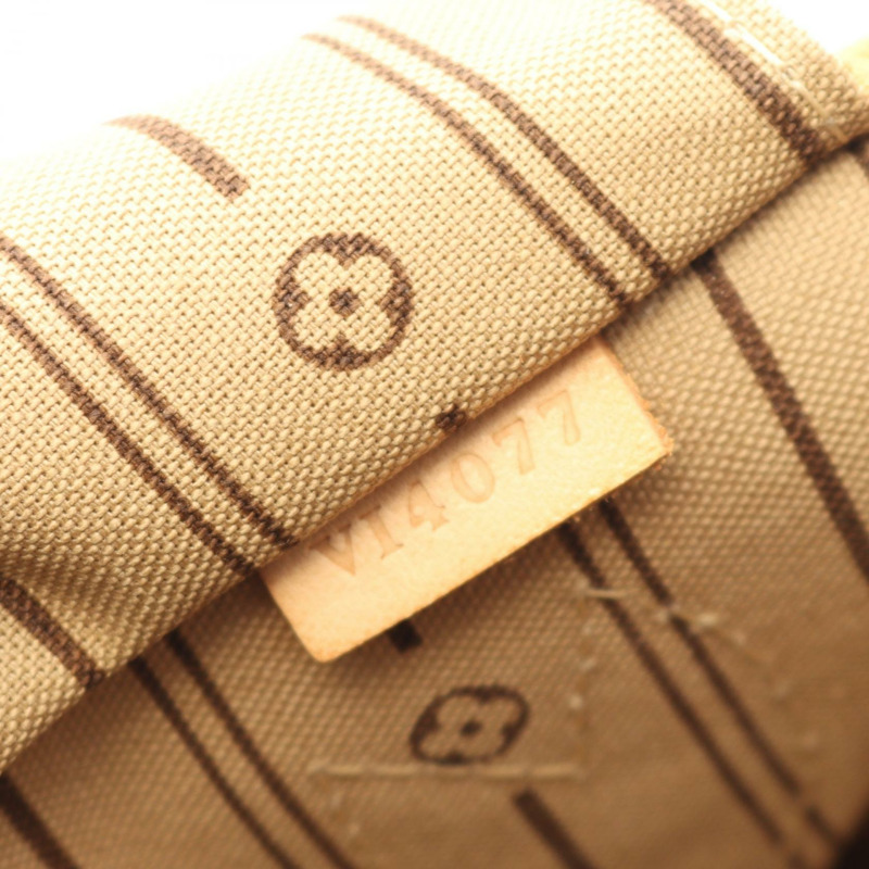 路易威登 Neverfull PM 手提包 M40155 Monogram 帆布棕色二手女士-4