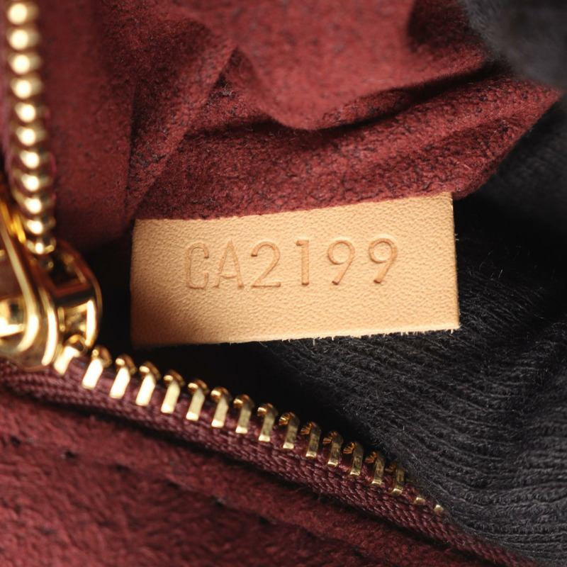 路易威登 Soufflot MM 單肩手提包 M44816 Monogram 皮革 棕色 二手-4